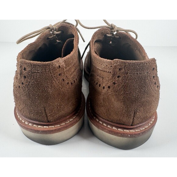 Allen Edmonds Brown Suede Strandmok Men\'s Cap Toe Oxford Size US 9.5 D main image 6